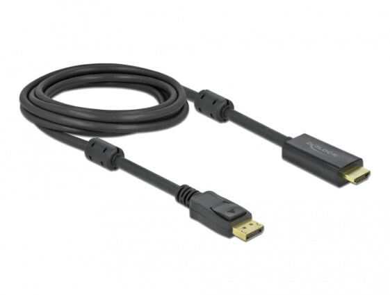 Delock 85957 - 3 m - DisplayPort - HDMI - Male - Male - Straight