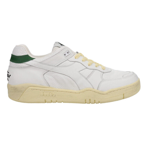 Diadora B.560 Cork Used Italia Lace Up Mens White Sneakers Casual Shoes 179234-