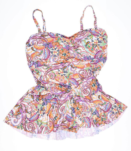 Lauren by Ralph Lauren 285416 Swim Paisley One-Piece In Multi Color's, Size 22 W