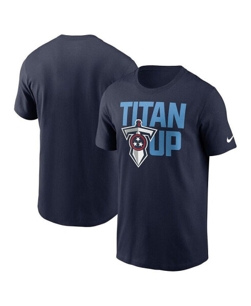 Men's Navy Tennessee Titans Local Essential T-shirt