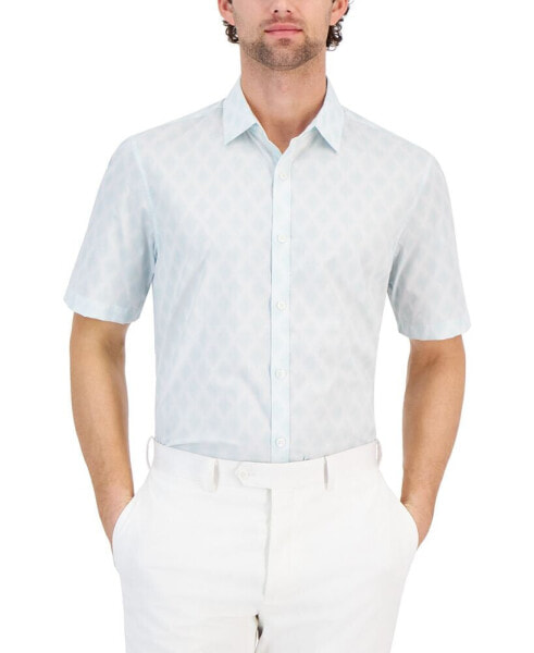 Men's Diamond Stripe Shirt, Created for Macy's