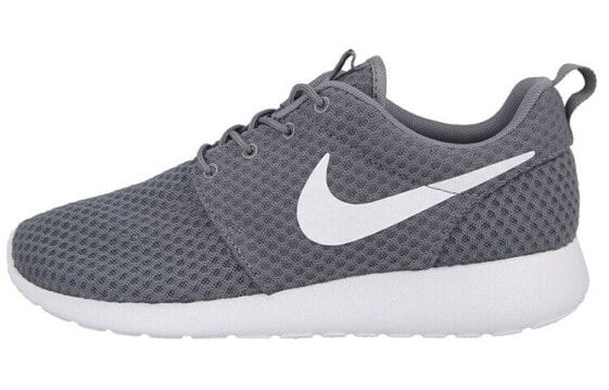 Nike Roshe Run 低帮 跑步鞋 男款 灰白 / Кроссовки Nike Roshe Run 718552-010