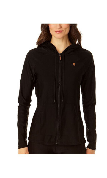 Women's Long Sleeve Zip Front Swim Hoodie