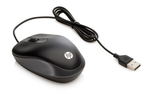 HP USB Travel Mouse - Mouse - 1,000 dpi