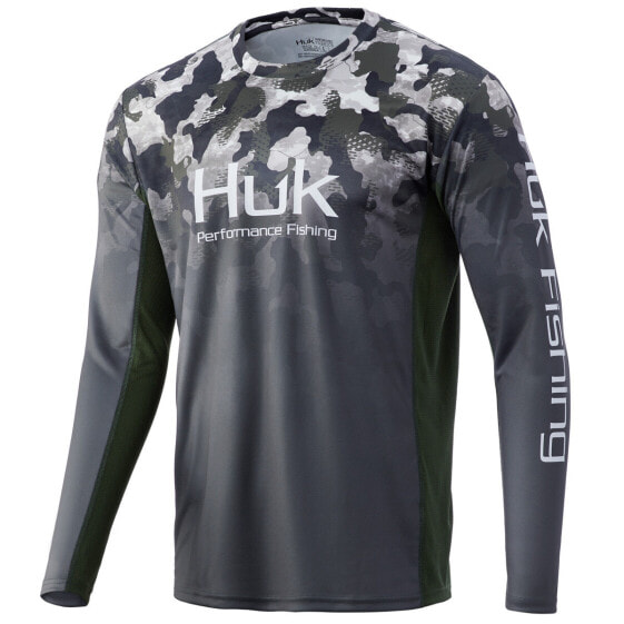 HUK Icon X Refraction Camo Fade Performance Fishing Shirt--Pick Color/Size