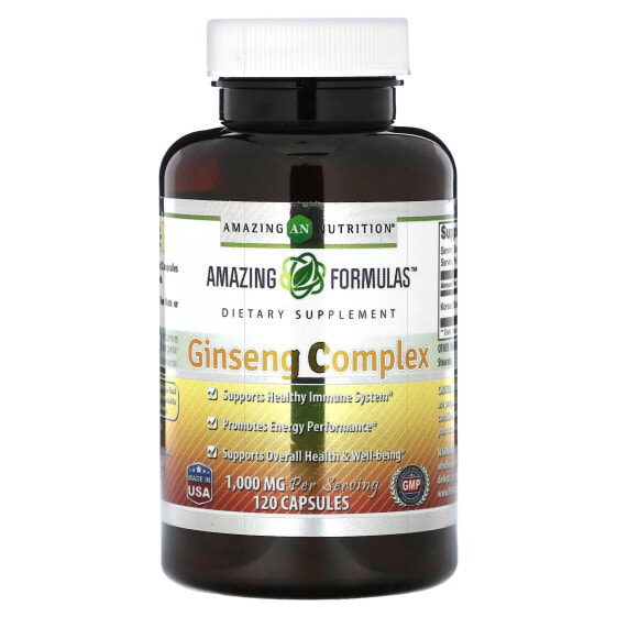 Ginseng Complex, 500 mg, 120 Capsules
