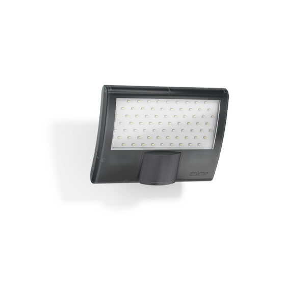 STEINEL Sensor LED-Strahler XLED curved - Outdoor wall lighting - Anthracite - Aluminium - Plastic - IP44 - Entrance - I