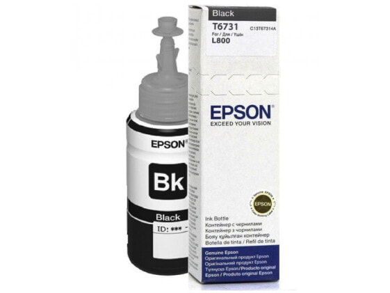 Epson T6731 Black ink bottle 70ml - Dye-based ink - 1 pc(s)