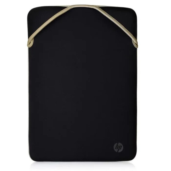 HP 14 Schutzhlle fr Laptop Schwarz/Gold, wendbar, 37 x 27 x 1 cm