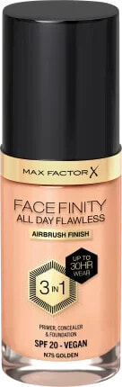 Foundation Facefinity All Day Flawless LSF 20, 75 Golden, 30 ml