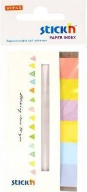 Stickn Zakładki indeks. papierowe mix 6 kol. neon Candy (242351)