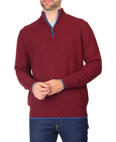 Men's Waffle Quarter Zip