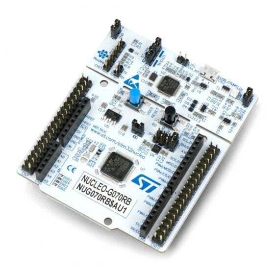 STM32 NUCLEO-G070RB - with MCU STM32G070RB, handles connections Arduino and ST morpho