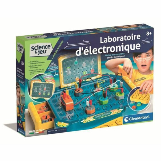 Образовательный набор Clementoni Научная игра Laboratoire d'électronique FR