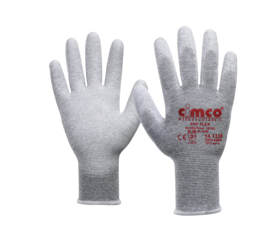 Рабочие перчатки Cimco 141221 - Серые - XXL - EUE - Взрослые - Унисекс