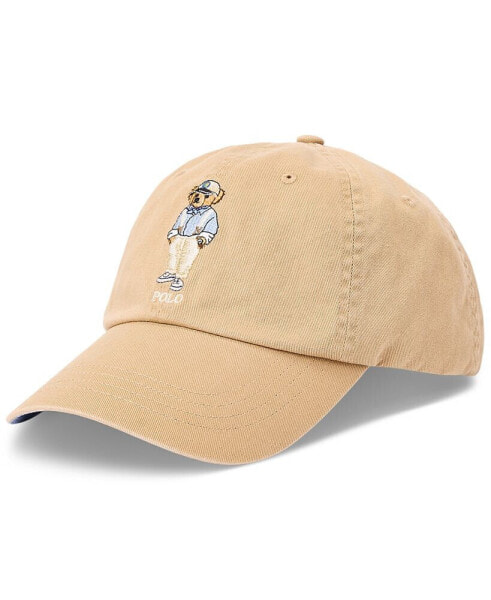 Men's Polo Bear Twill Ball Cap