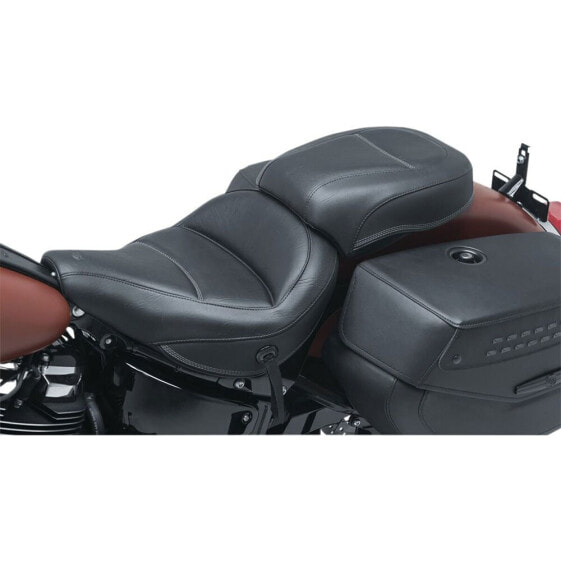 MUSTANG Solo Standard Touring Vintage Smooth Harley Davidson Softail 75880 seat