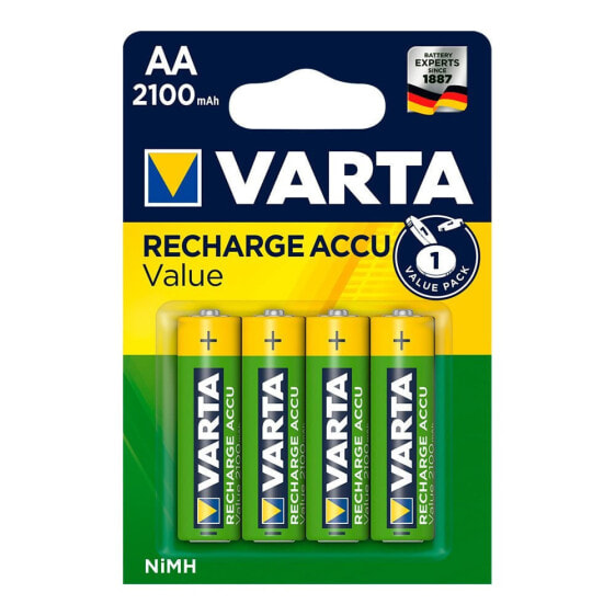 VARTA AA LR06 2100mAh Rechargeable Battery 4 Units