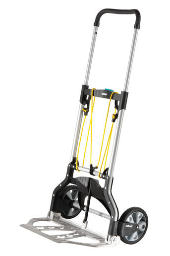 Wolfcraft TS 850 Transport System - Aluminium - Plastic - Hand truck - Aluminium - Black - Yellow - 100 kg - 2 wheel(s) - Plastic