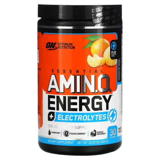 ESSENTIAL AMIN.O. ENERGY + ELECTROLYTES, Tangerine Wave, 10.05 oz (285 g)