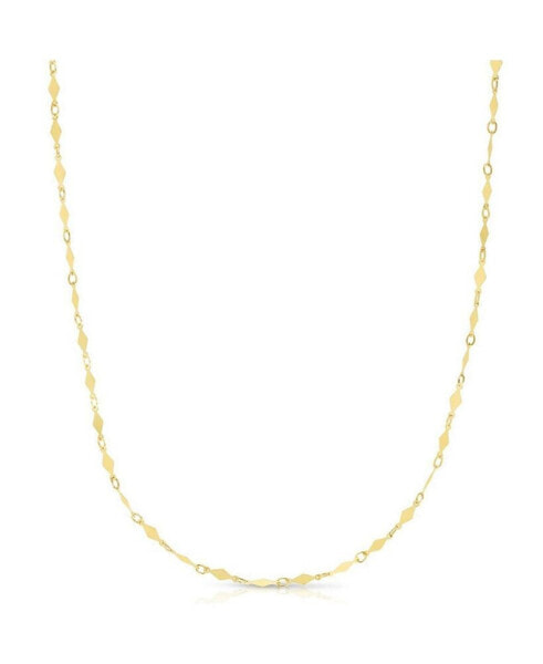 Gold Kite Chain Necklace 14K Gold