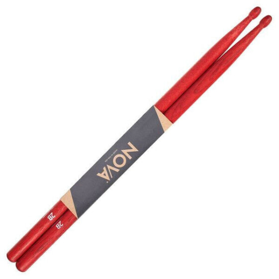 Барабанные палочки Vic Firth Nova 2BR из гикори с красным наконечником