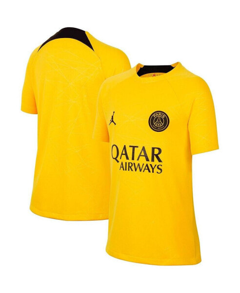 Big Boys Yellow Paris Saint-Germain Pre-Match Top