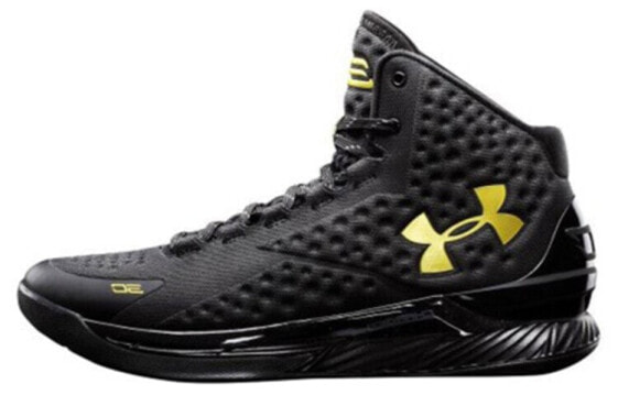 Кроссовки Under Armour Curry 1 Black and Gold Banner