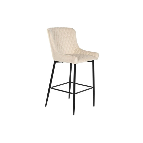 Барный стул DKD Home Decor Металл Бежевый 58,5 x 48,5 x 96,5 см