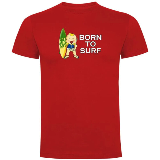 KRUSKIS Born To Surf Short Sleeve T-shirt short sleeve T-shirt