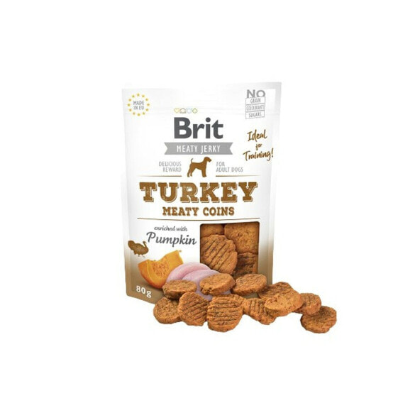 Закуска для собак Brit Jerky Snack индейка 80 г