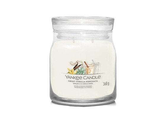 Aromatic candle Signature glass medium Sweet Vanilla Horchata 368 g