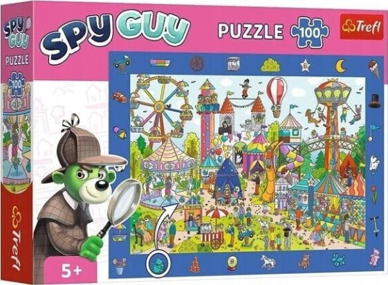 Trefl Puzzle 100 elementów Obserwacyjne Spy Guy Wesołe miasteczko