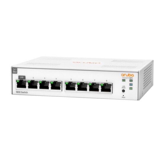 HPE Instant On 1830 8G - Managed - L2 - Gigabit Ethernet (10/100/1000) - Full duplex - Rack mounting