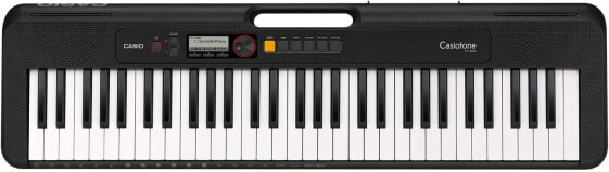 Casio CT-S200BK CASIOTONE Keyboard mit 61 Standtasten und Begleitautomatik, schwarz