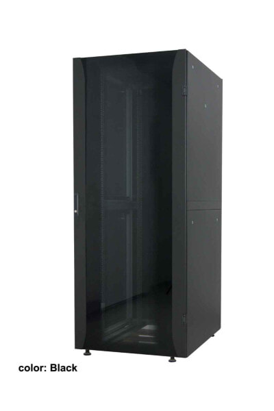 Intellinet Network Cabinet - Free Standing (Premium) - 42U - Usable Depth 129 to 629mm/Width 503mm - Grey - Flatpack - Max 2000kg - Server Rack - IP20 rated - 19" - Aluminium - Multi-Point Door Lock - Split Side Panels (Two Locks Per Side) - Three Year Warranty - Fr