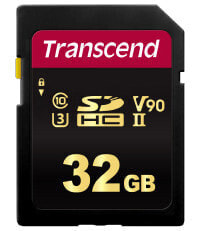 Transcend SD Card SDHC 700S 32GB - 32 GB - SDHC - Class 10 - NAND - 285 MB/s - 180 MB/s