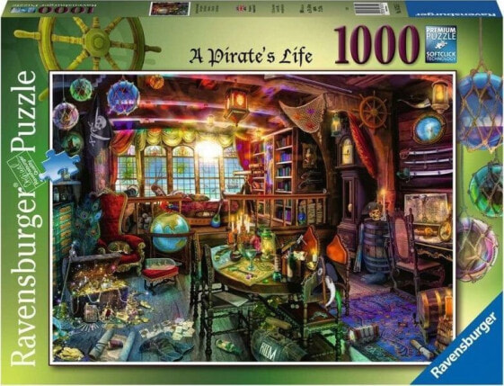 Пазл Ravensburger 2D 1000 элементов Пиратская жизнь