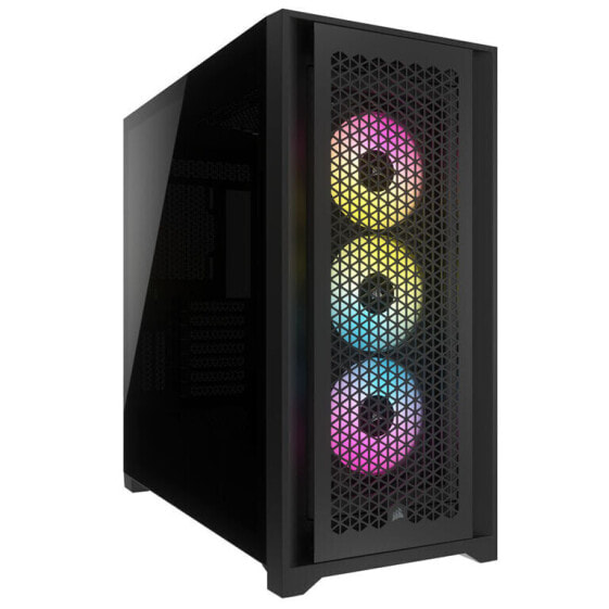 Corsair iCUE 5000D RGB Airflow Midi-Tower, Tempered Glass - schwarz