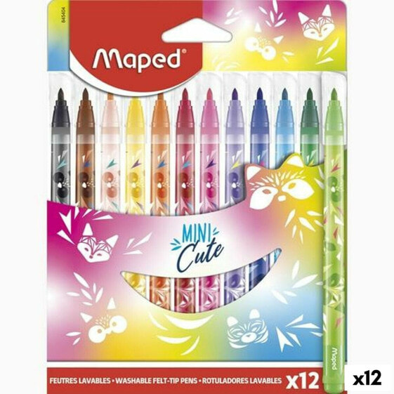 Набор маркеров Maped Mini Cute Разноцветный 12 Предметы