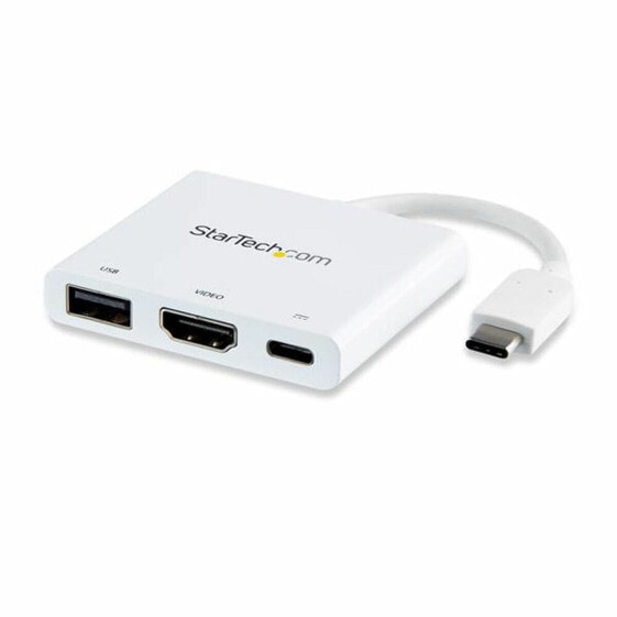 Адаптер USB-C Startech CDP2HDUACPW Белый 4K Ultra HD