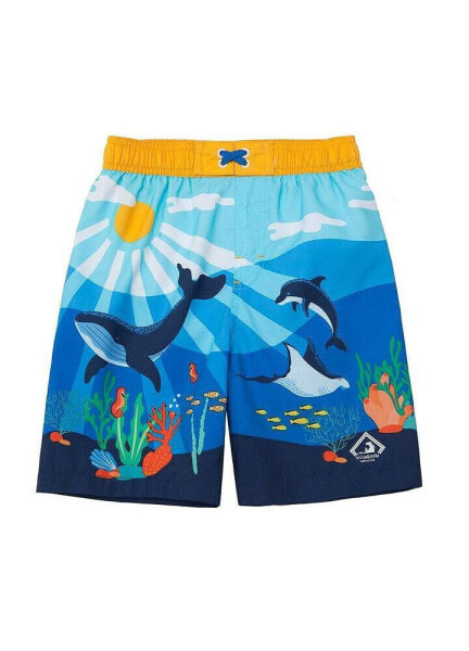 Toddler Boys Swim Trunks with Mesh Liner UPF 50+