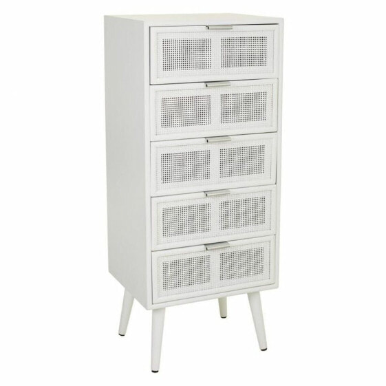 Chest of drawers Alexandra House Living White Bamboo MDF Wood 36 x 100 x 42 cm