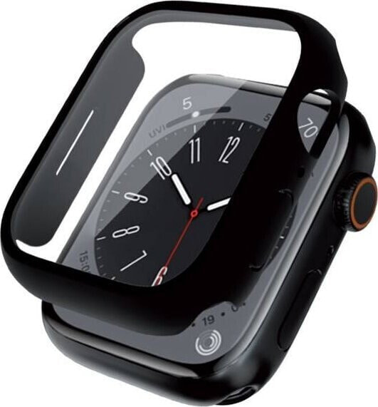 Crong Crong Hybrid Watch Case - Etui ze szkłem Apple Watch 41mm (Black)