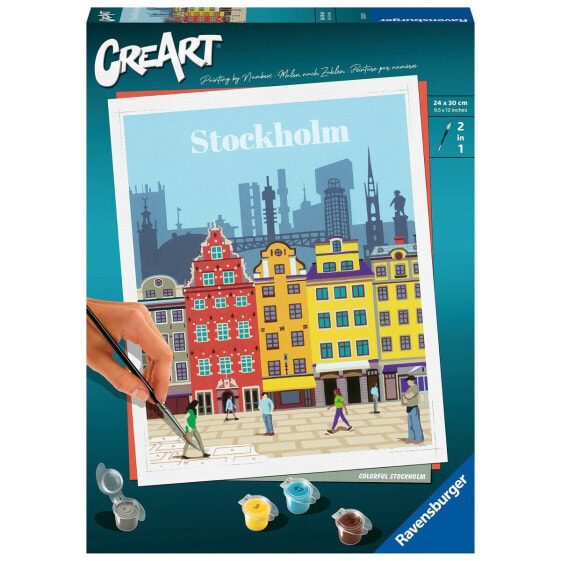 Хобби и творчество Набор "Раскраска по номерам" Ravensburger Stockholm