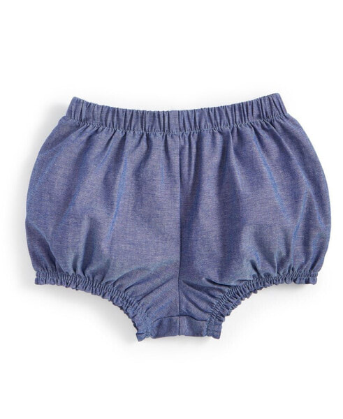 Baby Girls Chambray Bloomer Shorts, Created for Macy's