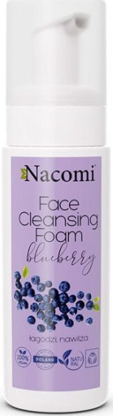 Nacomi Face Cleansing Foam pianka oczyszczająca do twarzy Blueberry 150ml