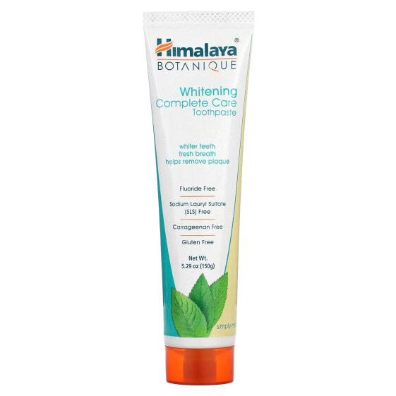Botanique, Whitening Complete Care Toothpaste, Simply Mint, 5.29 oz (150 g)