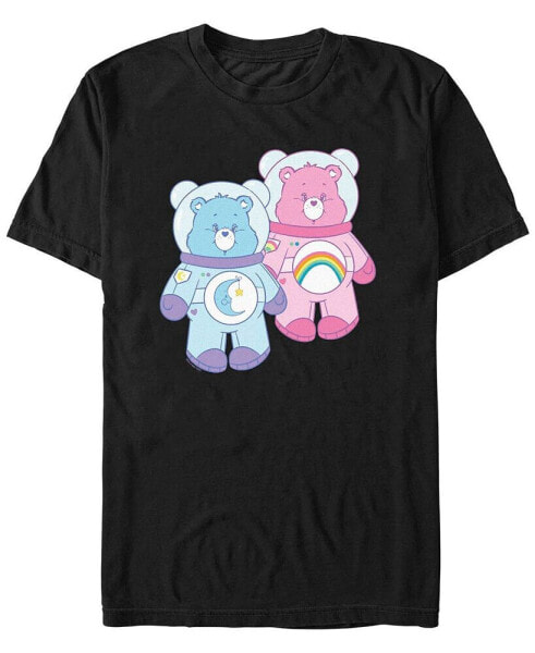 Men's Care Bears Space Suits Short Sleeve T-shirt