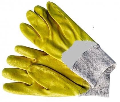 Перчатки нитриловые желтого цвета SILBET